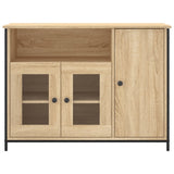 ZNTS Sideboard Sonoma Oak 100x35x75 cm Engineered Wood 835510