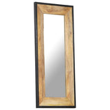 321631 Mirror 110x50 cm Solid Mango Wood