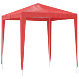 Party Tent 200 x 200 x 240 cm Red PE and Steel 42032984
