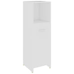 ZNTS 4 Piece Bathroom Furniture Set White 3071711