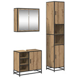 Bathroom Furniture Set 3 pcs Artisan Oak Engineered Wood 3402361