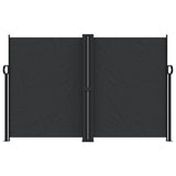 Retractable Side Awning Black 160x600 cm 4004624