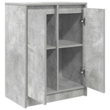 Sideboard Concrete Grey 57x34x76 cm Engineered Wood 861619