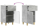 2 Piece Bathroom Cabinet Set ARNHEM Concrete Grey 3418011