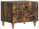 Bedside Cabinet Smoked Oak 43 x 34.5 x 48 cm Engineered Wood 894075