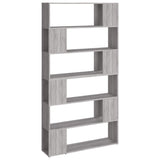Book Cabinet/Room Divider Grey Sonoma 100x24x188 cm 3187604