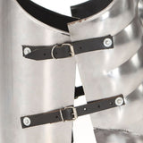 Roman Soldier Body Armour Cuirass Replica LARP Silver Steel 286209