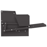 Chicken Treadle Feeder Black 50 x 40 x 29 cm Cold-Rolled Steel 874699