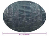 92976 Floating PE Solar Pool Film 417 cm Black and Blue