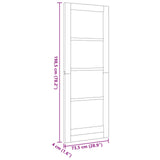 Interior Door White 73.5 x 198.5 cm Plywood 42052387