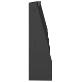Retaining Wall 4 pcs 40 x 12 x 40 cm Steel Black 3449058