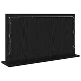 Vanity Mirror Rectangular with Mirror Black Oak 80 x 45 x 18 cm 868318