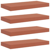 Wall Shelf 4 pcs Red 50 x 23 x 4 cm Engineered Wood 42019925