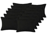 Cushion Cover 12 pcs HOUTEN Black 50 x 50 cm Boucl 919134