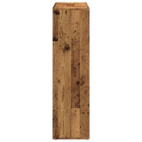 Room Divider Bookcase Old Wood 102x29x103.5 cm Engineered Wood 858055