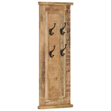 Coat Racks 2 pcs Solid Wood Mango 38x100 cm 337853