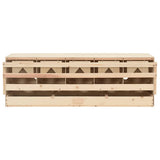 170660 Chicken Laying Nest 5 Compartments 117x33x38 cm Solid Pine Wood