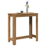 ZNTS Bar Table Artisan Oak 102x50x103.5 cm Engineered Wood 854417