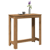 Bar Table Artisan Oak 102x50x103.5 cm Engineered Wood 854417