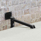 Garden Parasol Sand 248.5 x 247.5 x 160 cm Polyester and Steel 42003235