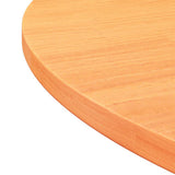 Table Top Round Wax Brown 90x2.5 cm Solid Wood Pine 847130