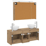 Bathroom Furniture Set 4 pcs Artisan Oak 3406742