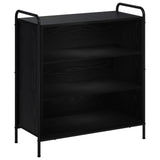 Sideboard Black Oak 73 x 33 x 81 cm Engineered Wood 8013824