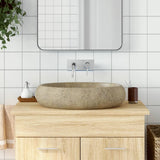 Countertop Basin Sand Oval 59x40x15 cm Ceramic 155078