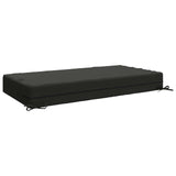 Seat Cushion SOEST 100% Polyester Anthracite 120 x 80 x 15 cm 944307