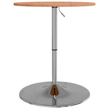 ZNTS Bar Table Ø60x89.5 cm Solid Wood Beech 3270625