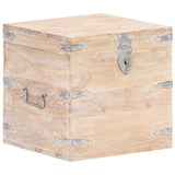 289640 Chest 40x40x40 cm Solid Acacia Wood