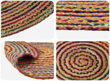 Area Rug Multicolour 180 cm Jute 42010760