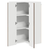 Wall Corner Cabinet PORTO Brown Oak 57 x 57 x 100 cm 885522
