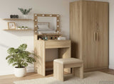 Dressing Table Sonoma Oak 50 x 41 x 135 cm Engineered Wood 865120