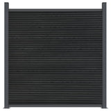 Fence Panel Grey 699x186 cm WPC 3282792
