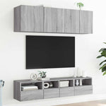 5 Piece TV Wall Units Grey Sonoma Engineered Wood 3216516