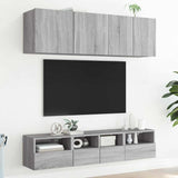 5 Piece TV Wall Units Grey Sonoma Engineered Wood 3216516