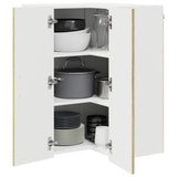 Wall Corner Cabinet LUCCA Sonoma Oak 57 x 57 x 80 cm 885077
