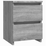 Bedside Cabinets 2 pcs Grey Sonoma 30x30x40 cm Engineered Wood 815330