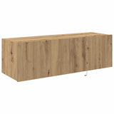 TV Wall Cabinet Artisan Oak 100 x 35 x 31 cm Engineered Wood 863111