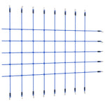 ZNTS Climbing Net 200x150 cm Blue 93175