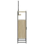 ZNTS 3 Piece Bathroom Cabinet Set Sonoma Oak Engineered Wood 3214350