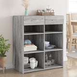 Sideboard Grey Sonoma 80x42.5x93 cm Engineered Wood 3281481