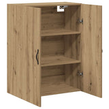 Wall Mounted Cabinet Artisan Oak 69.5x34x90 cm Engineered Wood 857463