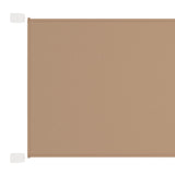 ZNTS Vertical Awning Taupe 60x800 cm Oxford Fabric 148399