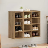 Shoe Cabinet Artisan Oak 77.5 x 30 x 67 cm Engineered Wood 875213