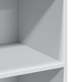 Highboard White 70x41x124 cm Engineered Wood 846404