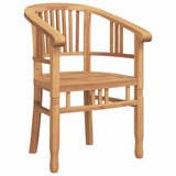 Chair 2 pcs Brown 63 x 58 x 89 cm Solid Teak Wood 42008383