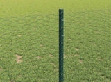 Welded Wire Fence 10 x 1 m PVC-Coated Steel Green Mesh 3336681