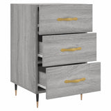 Bedside Cabinet Grey Sonoma 40x40x66 cm Engineered Wood 827642